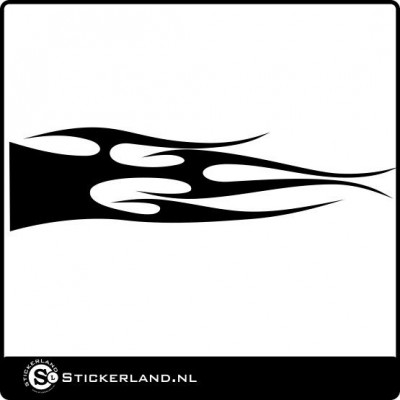 Vlammen sticker 01