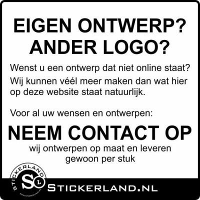 Andere stickers met logo