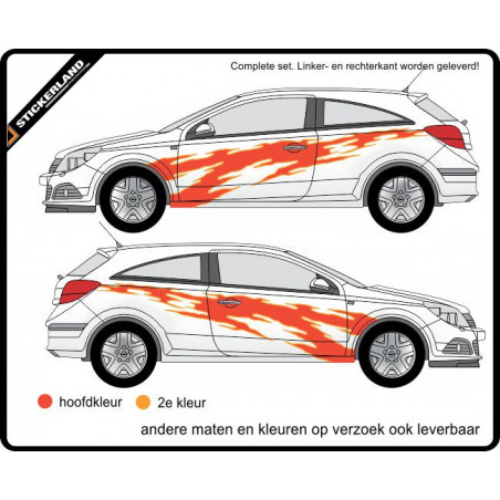 Complete stripingkit Deco2-022 (vanaf 150cm)