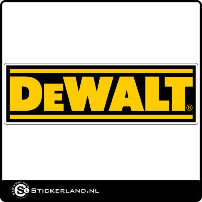 DeWalt Oldskool retrosticker