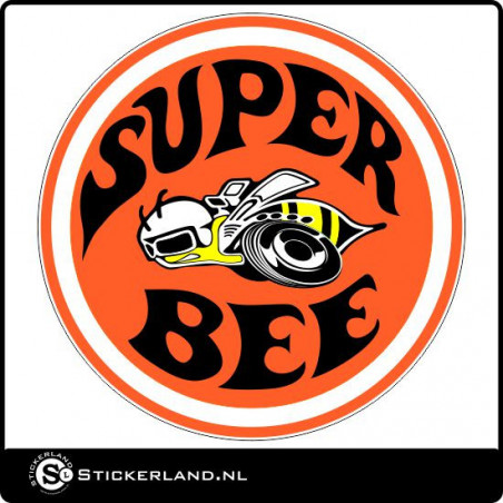 Superbee Oldskool retrosticker rond