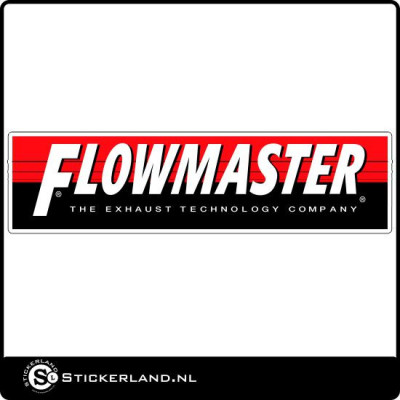 Flowmaster Oldskool retrosticker
