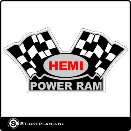 Hemi Ram Oldskool retrosticker