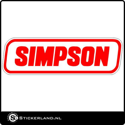 Simpson Oldskool retrosticker