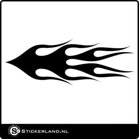 Vlammen sticker 08