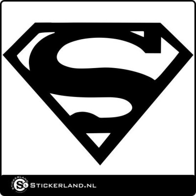 Superman Logo sticker (45x35 cm)