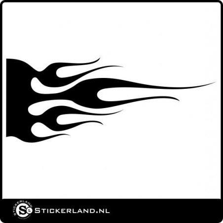 Vlammen sticker 11