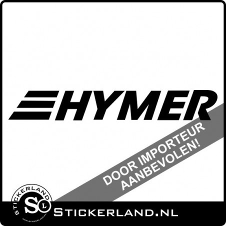 Hymer caravan en camper sticker