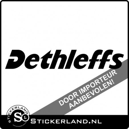 Dethleffs caravan en camper sticker