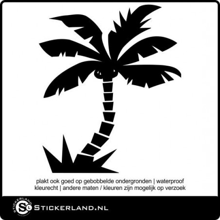 Palmboom sticker