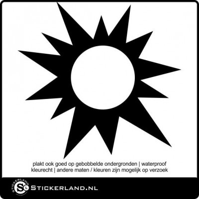 Zon sticker