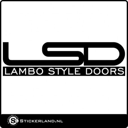 LSD logo sticker