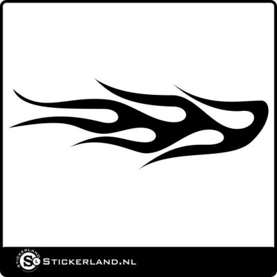 Vlammen sticker 15