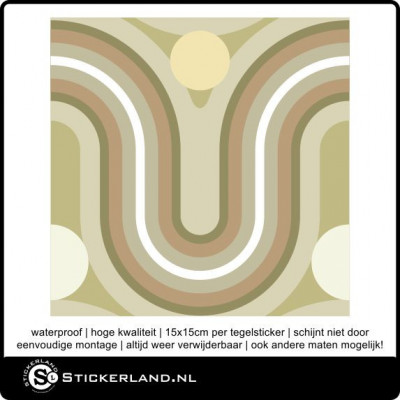 Tegelstickers Fullcolor 003 (set van 5 stuks)