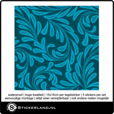 Tegelstickers Fullcolor 047 (set van 5 stuks)