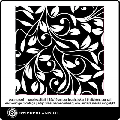 Tegelstickers Fullcolor 052 (set van 5 stuks)