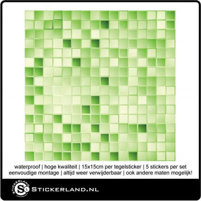 Tegelstickers Fullcolor 034 (set van 5 stuks)