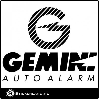 Gemini logo sticker 01