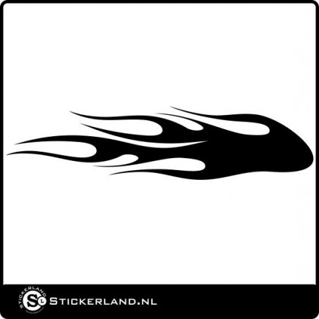 Vlammen sticker 19