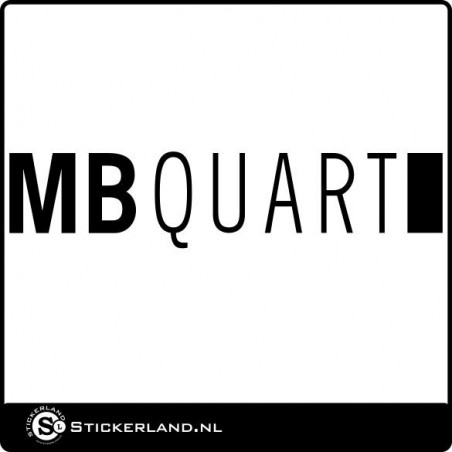 MB Quart logo sticker