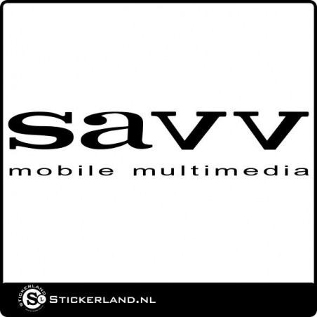Savv logo sticker