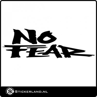 No Fear sticker (45x15 cm)
