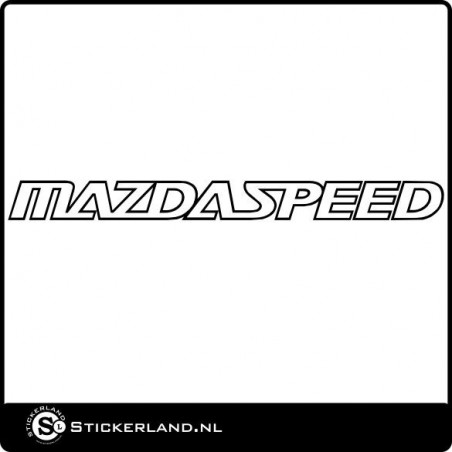 Mazdaspeed logo sticker