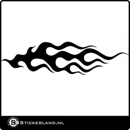 Vlammen sticker 21