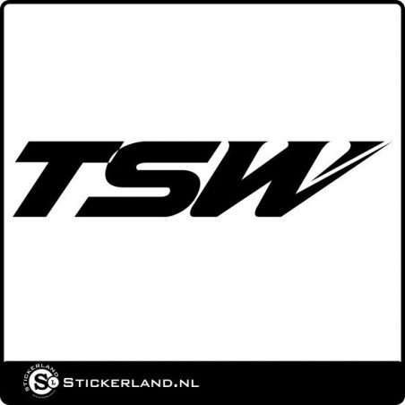 TSW logo sticker