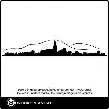 Landschap 01 sticker (85x18cm)