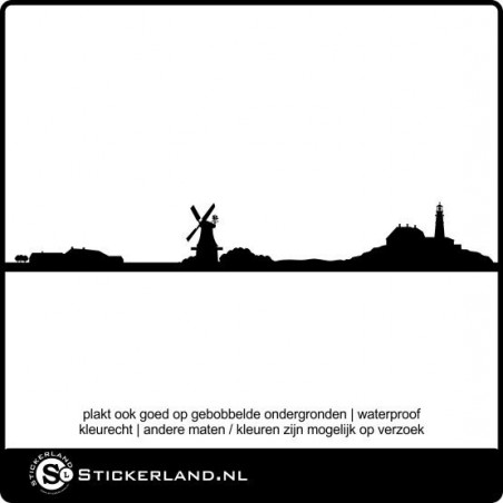 Landschap 03 sticker (85x12cm)