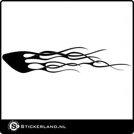 Vlammen sticker 23