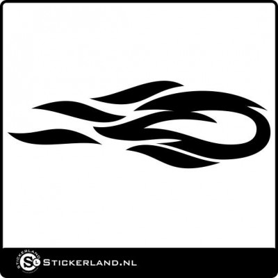 Vlammen sticker 24