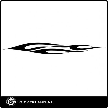 Vlammen sticker 25