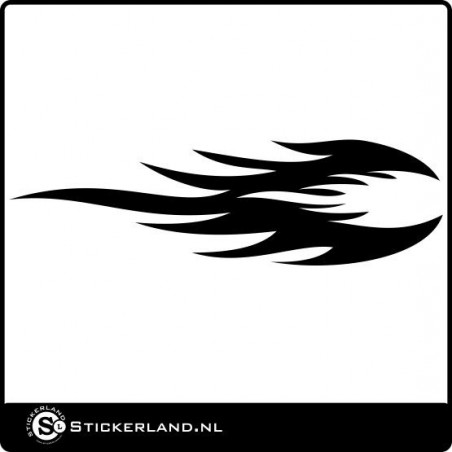 Vlammen sticker 32