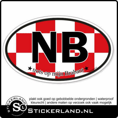Provinciesticker Noord-Brabant