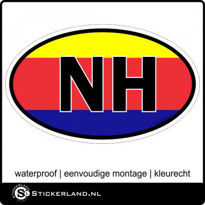 Provinciesticker Noord Holland