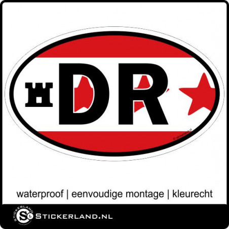 Provinciesticker Drenthe