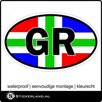 Provinciesticker Groningen