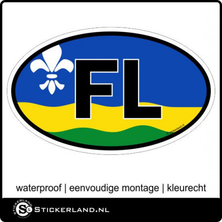 Provinciesticker Flevoland