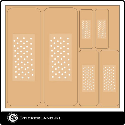 Stickerkit Pleisters (21x20cm)