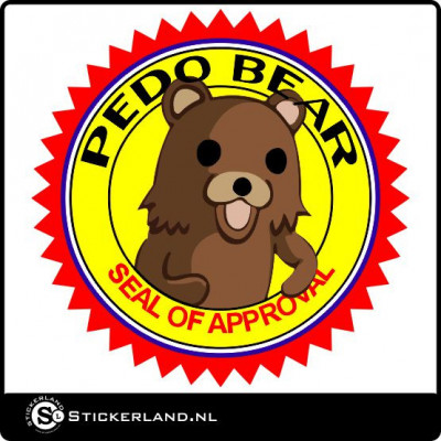 Pedo Bear Approved sticker