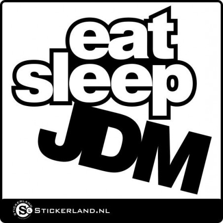 Eat Sleep JDM Sticker