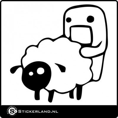 Domo sheep sticker