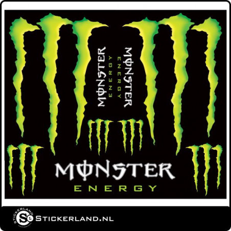 Stickerset Monster Energy (28x25cm)