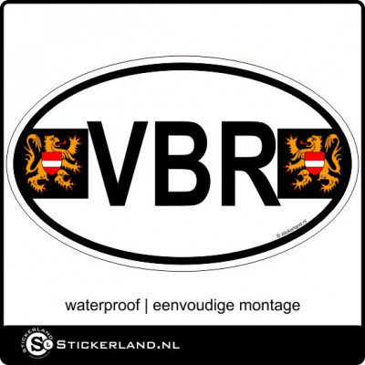 Provinciesticker Vlaams Brabant