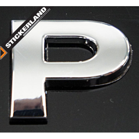 3D Letter P