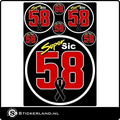 Stickerkit Super Sic (29x21cm)