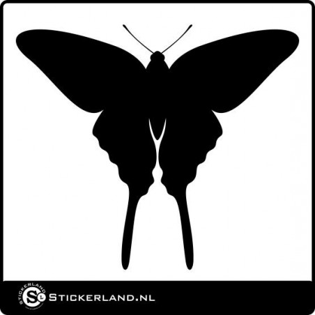 Vlinder 02 sticker