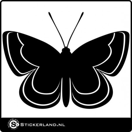 Vlinder 03 sticker